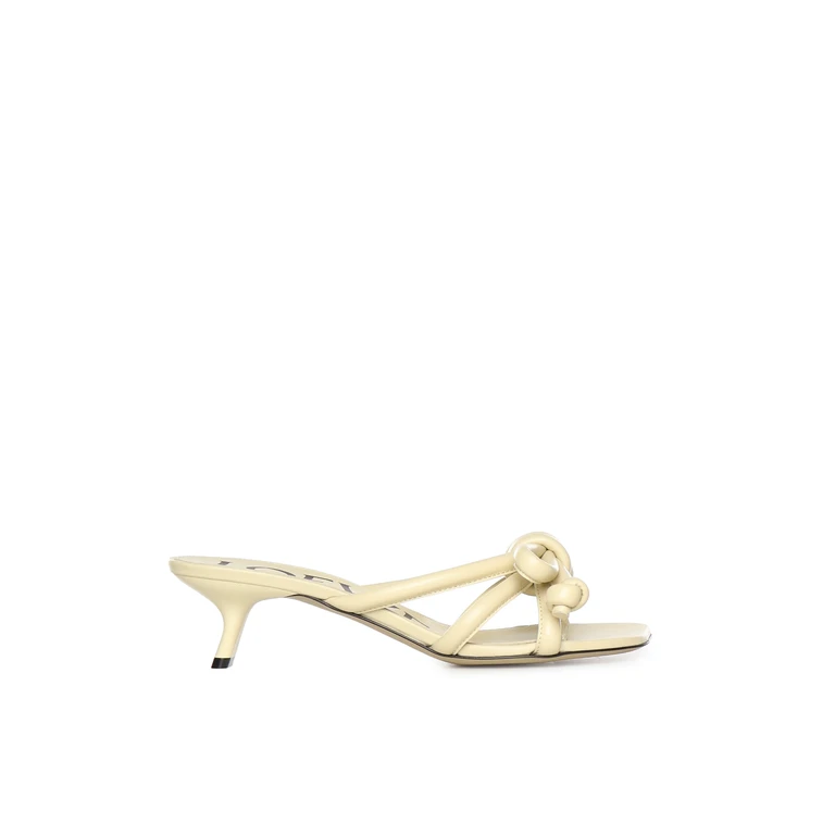 Loewe Sandals White Lambskin - Women