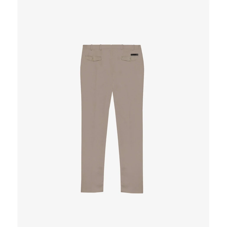 Larusmiani Cotton Trousers New York Beige Sportswear - Men