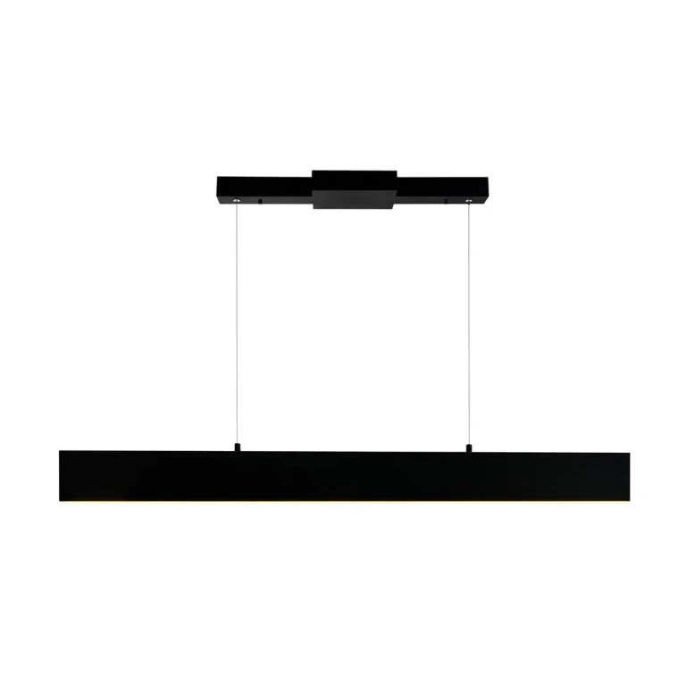 Satin Black LED Chandelier from the Krista Collection