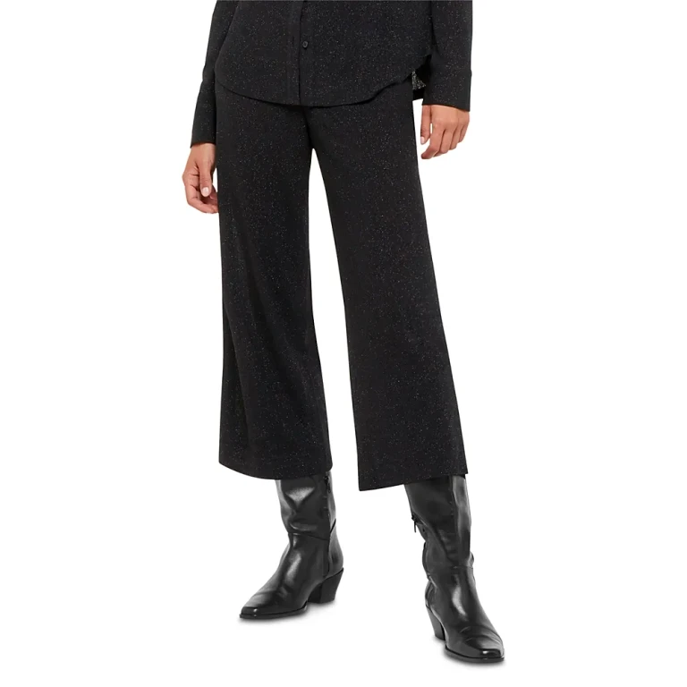 Whistles Eva Sparkle Cropped Pants