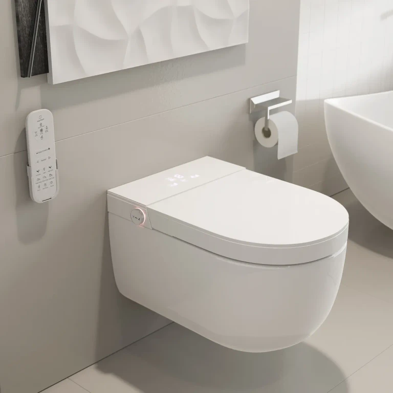 Automatic Wall-Mounted Smart Bidet Toilet with UV Sterilization and Dual Flush