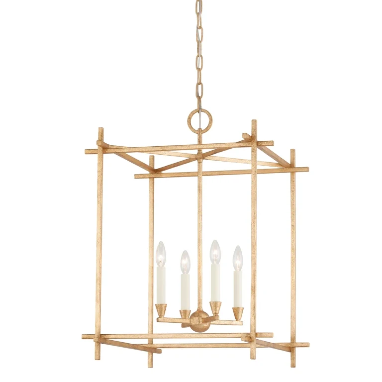 Vintage Gold Leaf Lantern from the Huck Collection