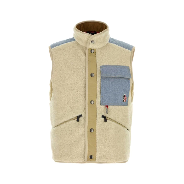 Sand Teddy Fabric Sleeveless Jacket 20n Giubbini - Men