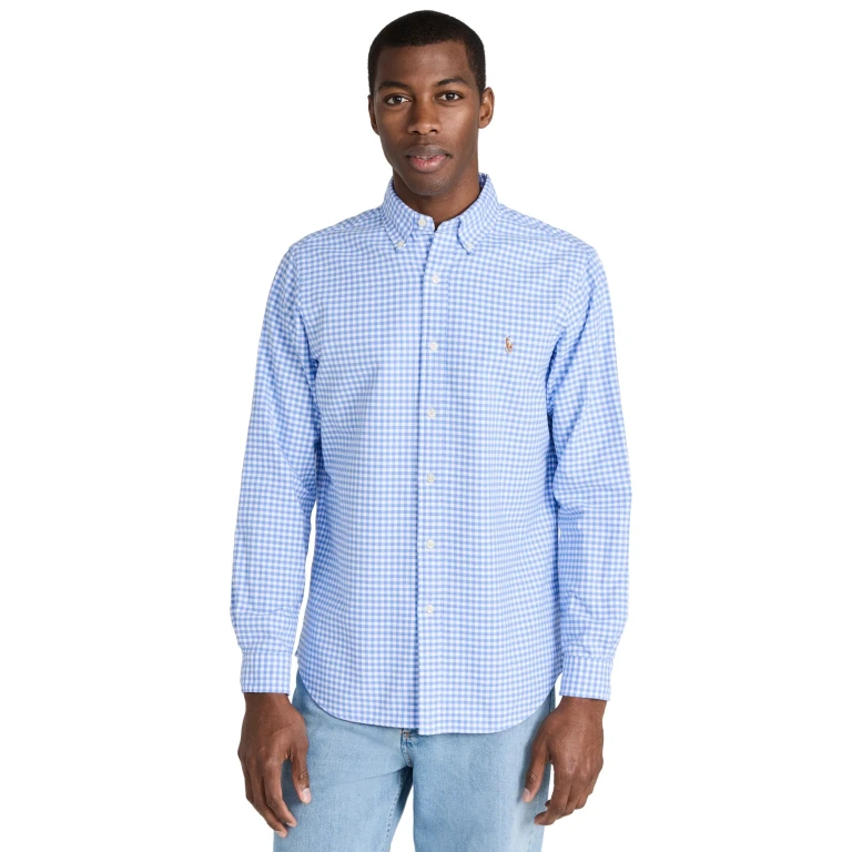 Polo Ralph Lauren Classic Fit Oxford Shirt Light Blue/White S