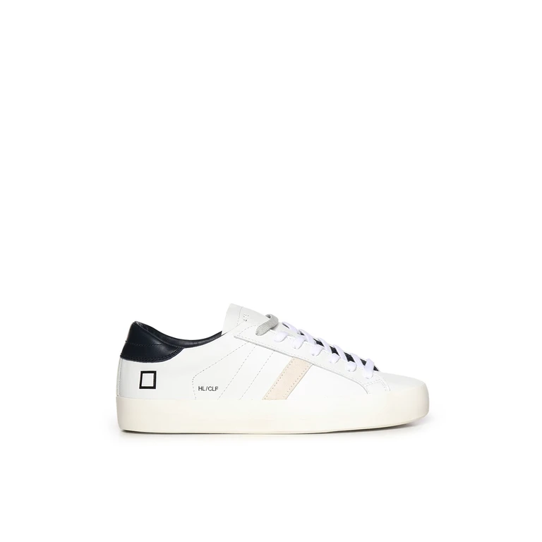 D. A.T. E. Sneakers Ivory Bluette Cowskin - Men