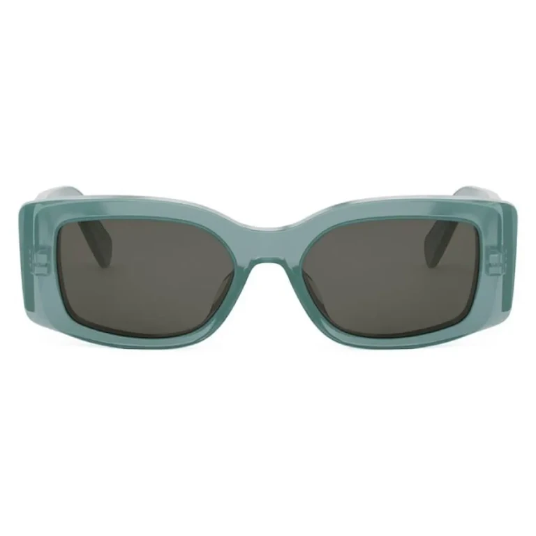 Celine Maxi Triomphe Smoke Square Ladies Sunglasses CL40282U 93A 53