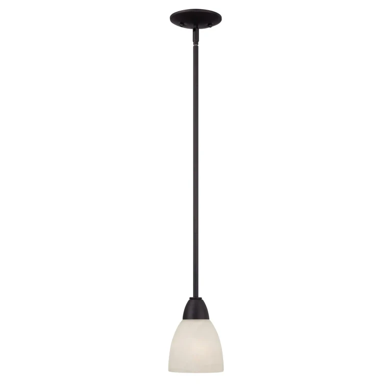 Oil Rubbed Bronze One Light Mini Pendant from the Torino Collection