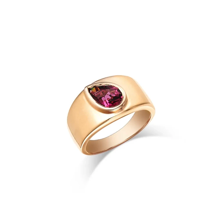 Rhodolite Ring in 14K Rose Gold