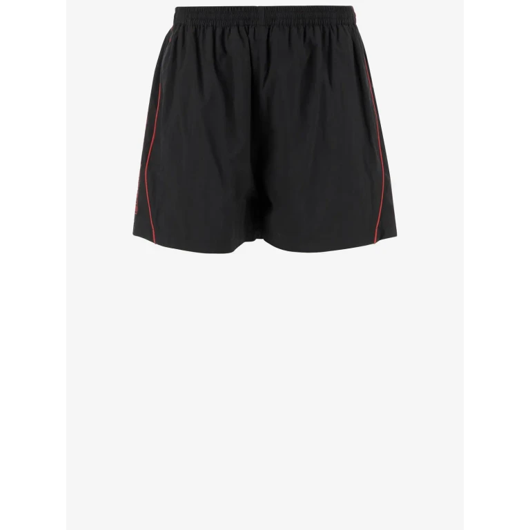 Short Bermuda Balenciaga avec logo rouge