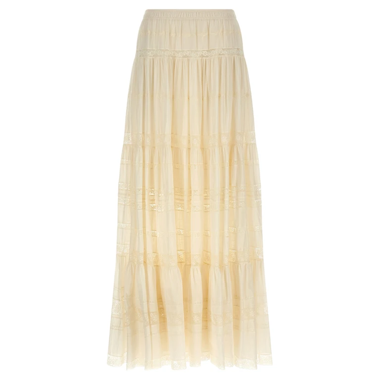 Ermanno Scervino White Cotton Mini Skirt - Women