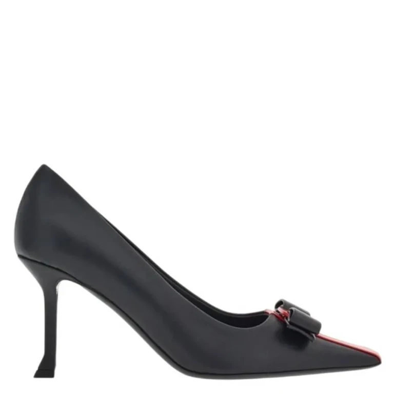 Ferragamo Siwar 85 Vara Bow Pumps