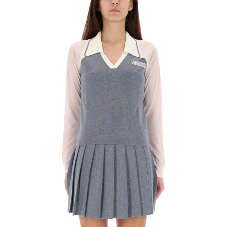 Casablanca Long Sleeve Tennis Polo Shirt