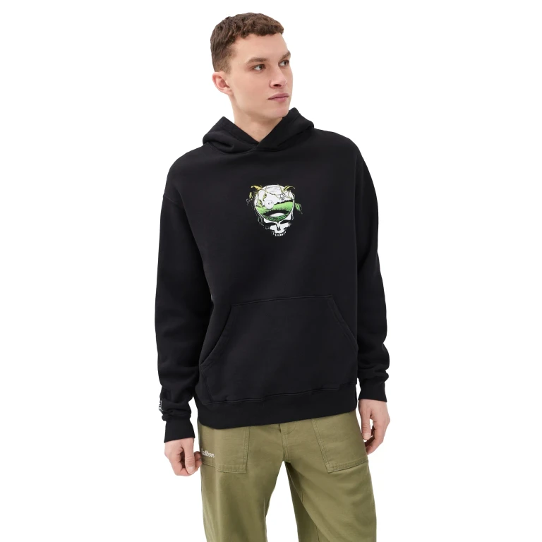 Malbon Malbon x Grateful Dead Fesque Hoodie Black S