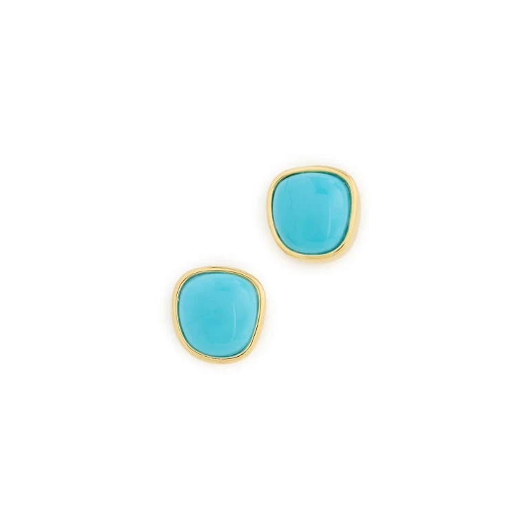 Lizzie Fortunato Bay Studs In Turquoise Turquoise One Size