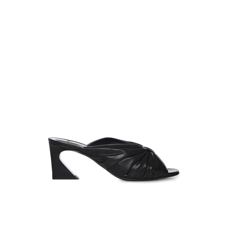 Heeled Sandal Woman color Black (8R8883AYFAF0QA1)