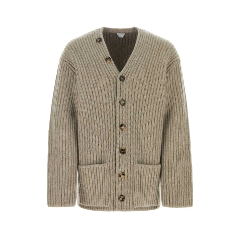 Bottega Veneta Cappuccino Wool Blend Cardigan