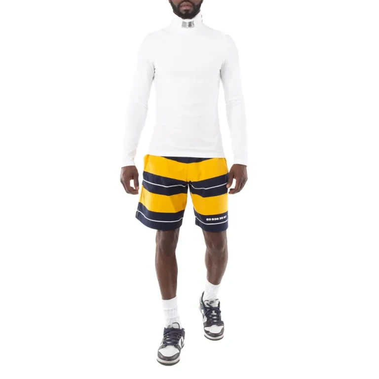 Vtmnts Mens Multi Striped Elasticated Shorts