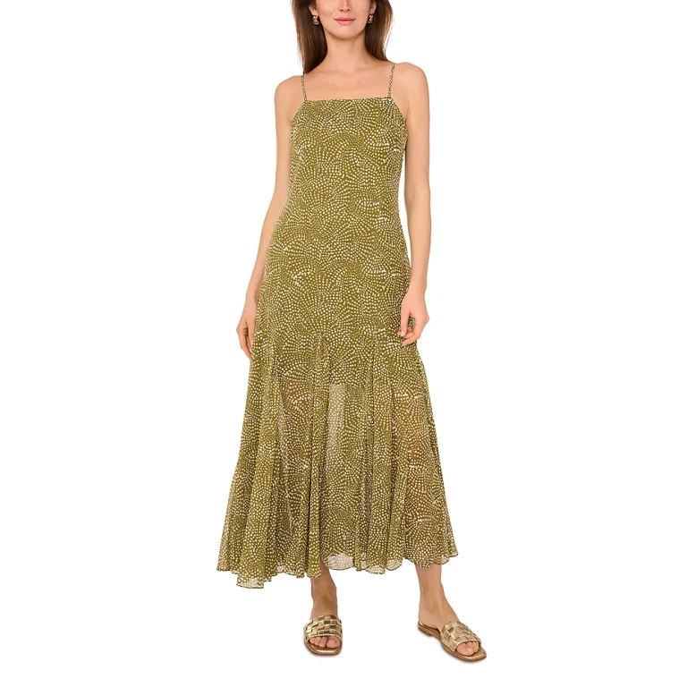 1.state Godet Maxi Dress