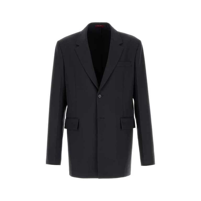 Gucci Graphite Twill Blazer Spacegrey Giacche E Gilet - Men