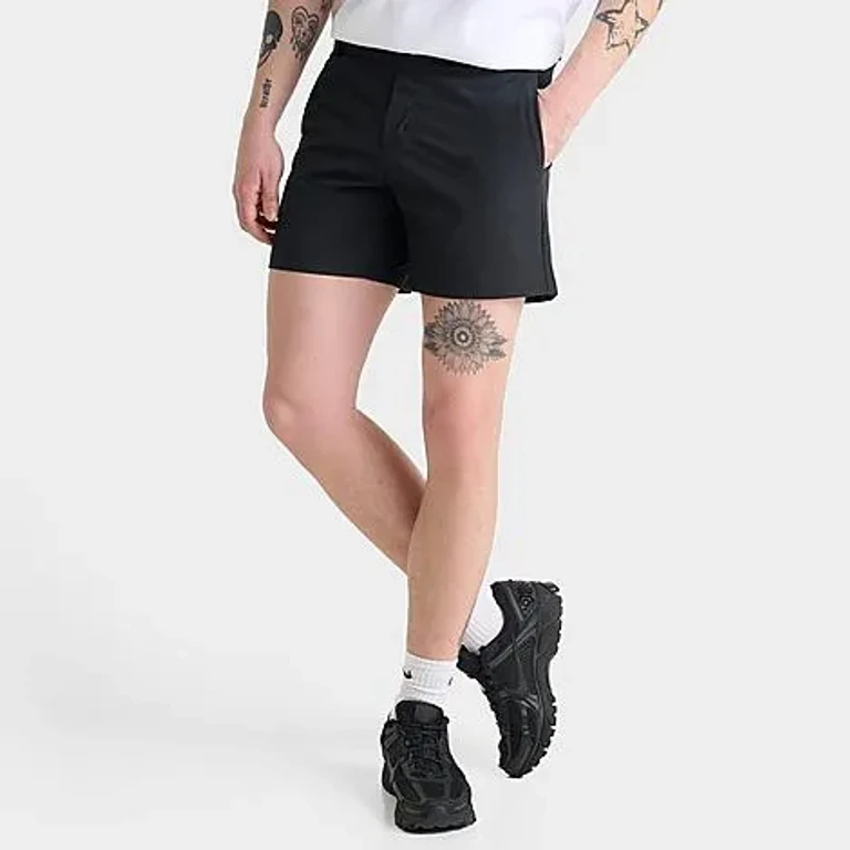 Nike Men's 24.7 PerfectStretch Dri-FIT 6" Shorts in Black/Dark Smoke Grey Size: 30