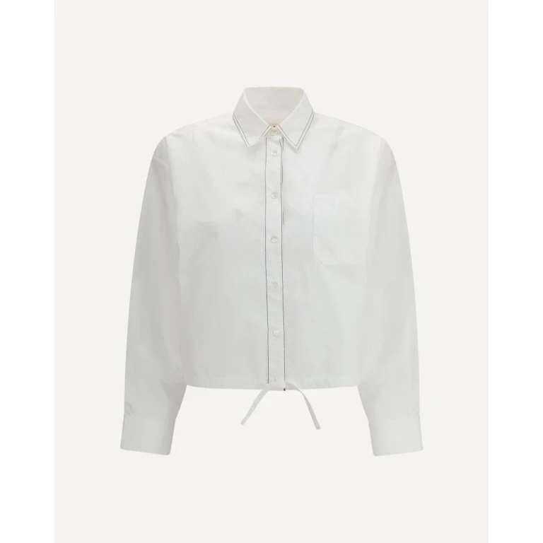 MARNI Cropped long-sleeve Shirt Female 42