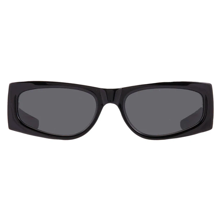 Saint Laurent Black Rectangular Ladies Sunglasses SL M140 001 56