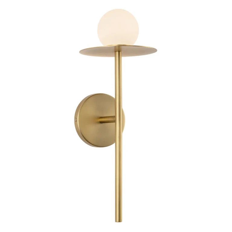 Brushed Gold LED Wall Sconce from the Elixir Collection