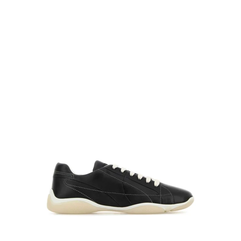 Prada Black Nappa Leather Sneakers