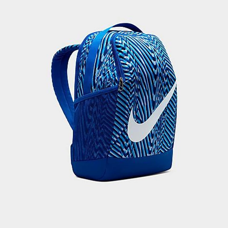 Nike Kids Brasilia Allover Print Backpack (18L) in Game Royal/Midnight Navy/White