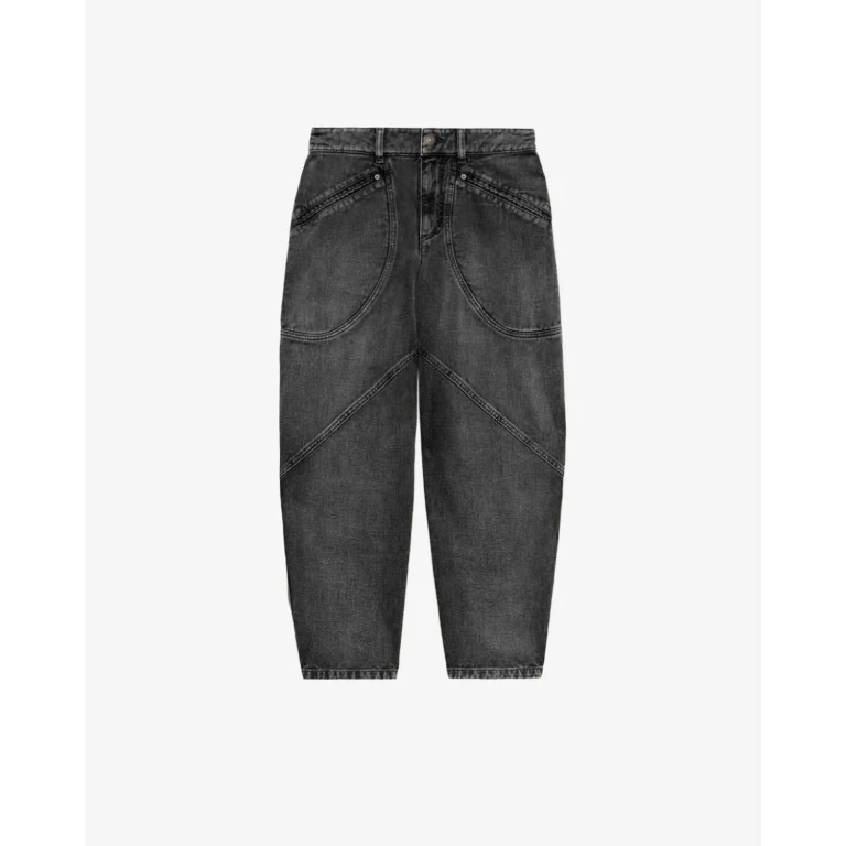 Pantalon Catarina - Femme - Noir Délavé - Taille 34 - Isabel Marant