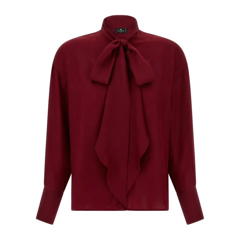 Etro Jacquard Silk Blouse