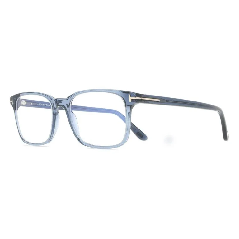 Tom Ford Blue Light Block Rectangular Mens Eyeglasses FT5831-B 090 51