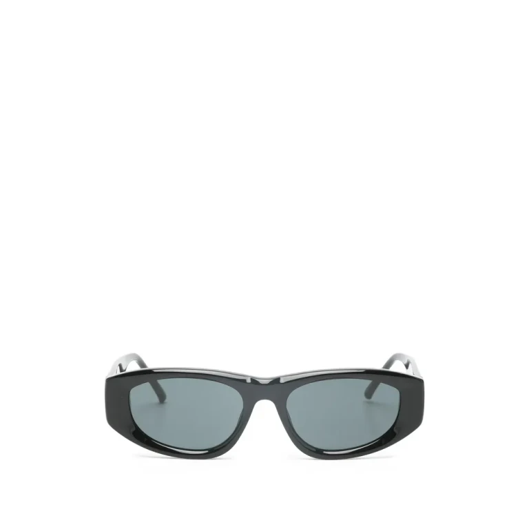 The Attico X Linda Farrow Maya Sonnenbrille mit ovalem Rahmen