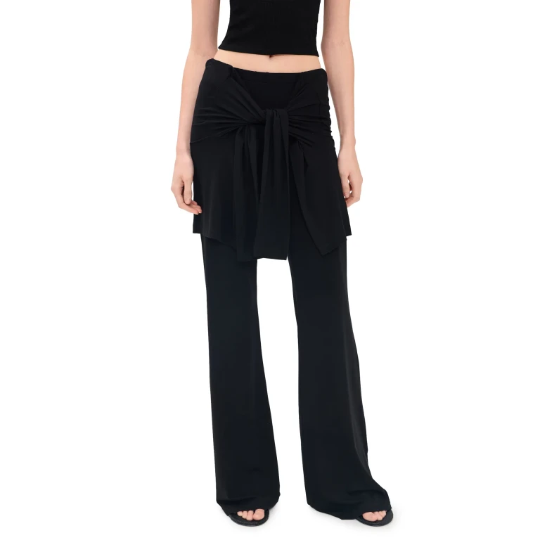 Beaufille Waist Tie Pants White XL