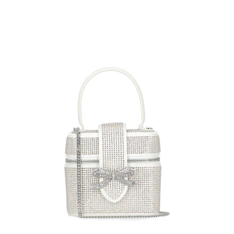 self-portrait Rhinestone Vanity Bag