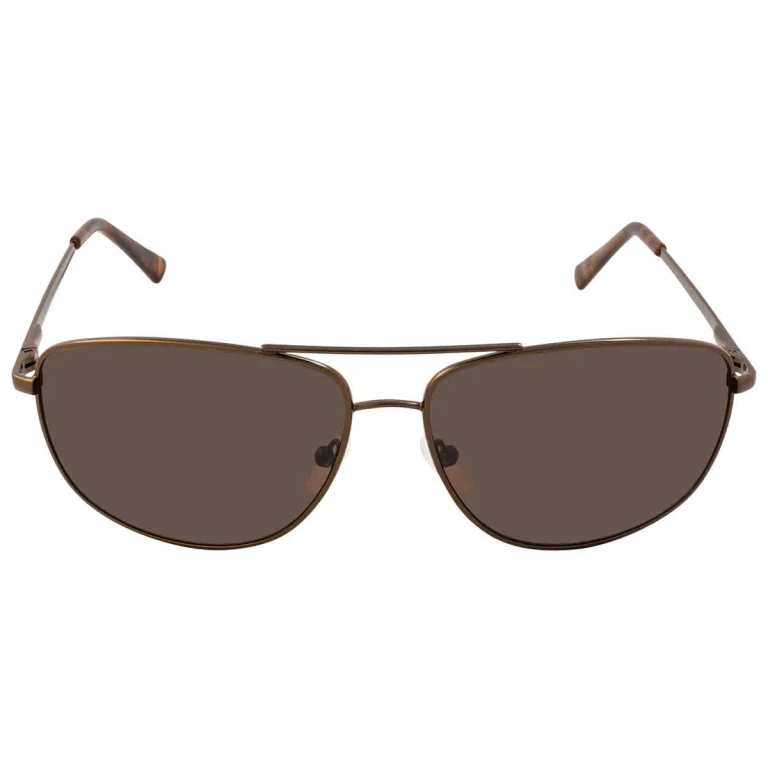 Calvin Klein Brown Navigator Mens Sunglasses CK19137S 200 63