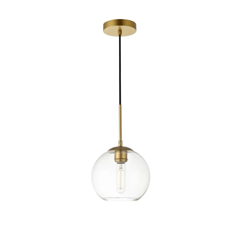 Brass One Light Pendant from the BAXTER Collection