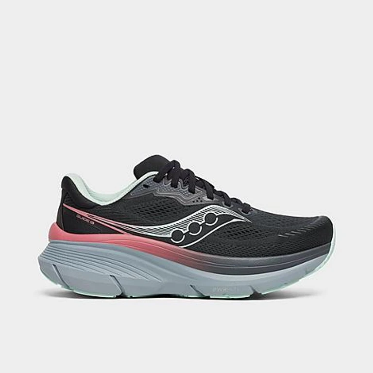 Saucony Women's Guide 19 Running Shoes in Black/Calm Size: 5.0