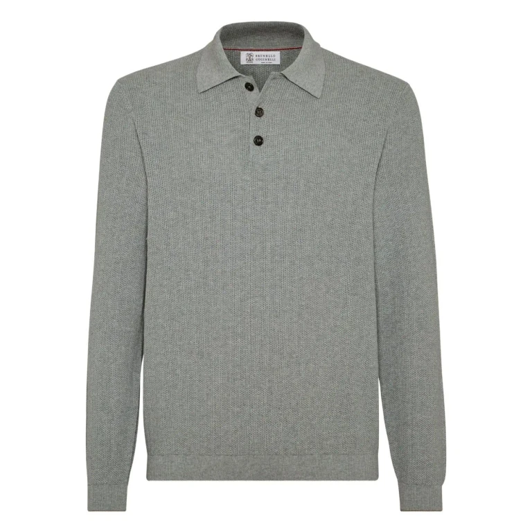 Brunello Cucinelli Cotton Knitted Polo