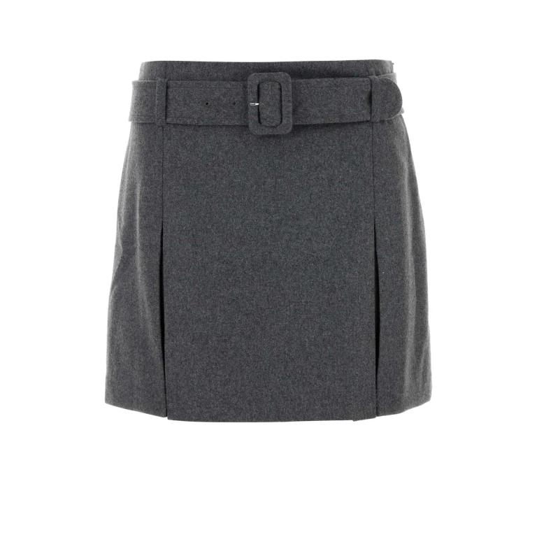 A. P.C. Skirt Woman color Grey (WOAPNF06464PLA)