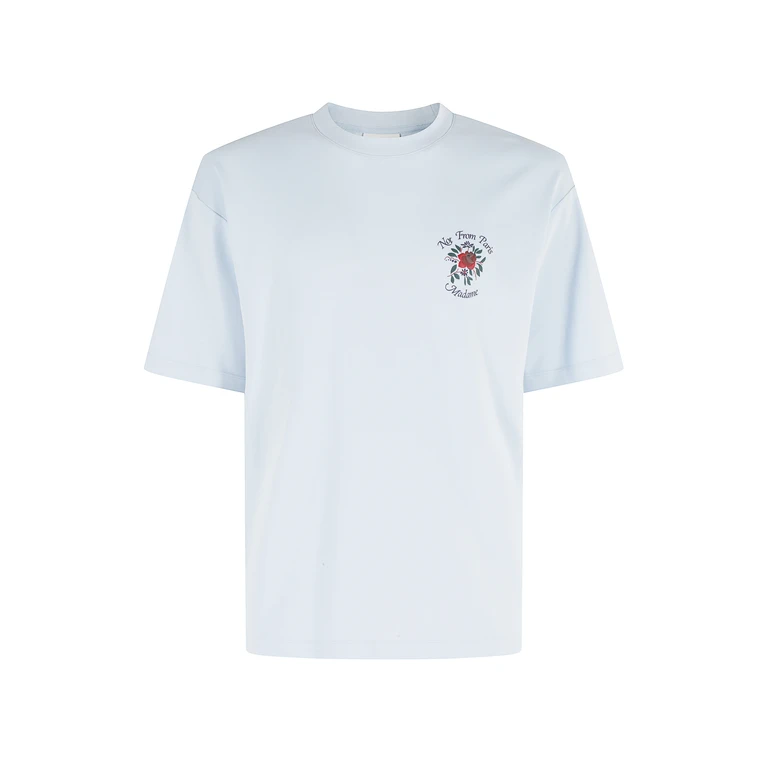 DrôLe De Monsieur Tshirt Rose Blue Cotone T-shirt - Men