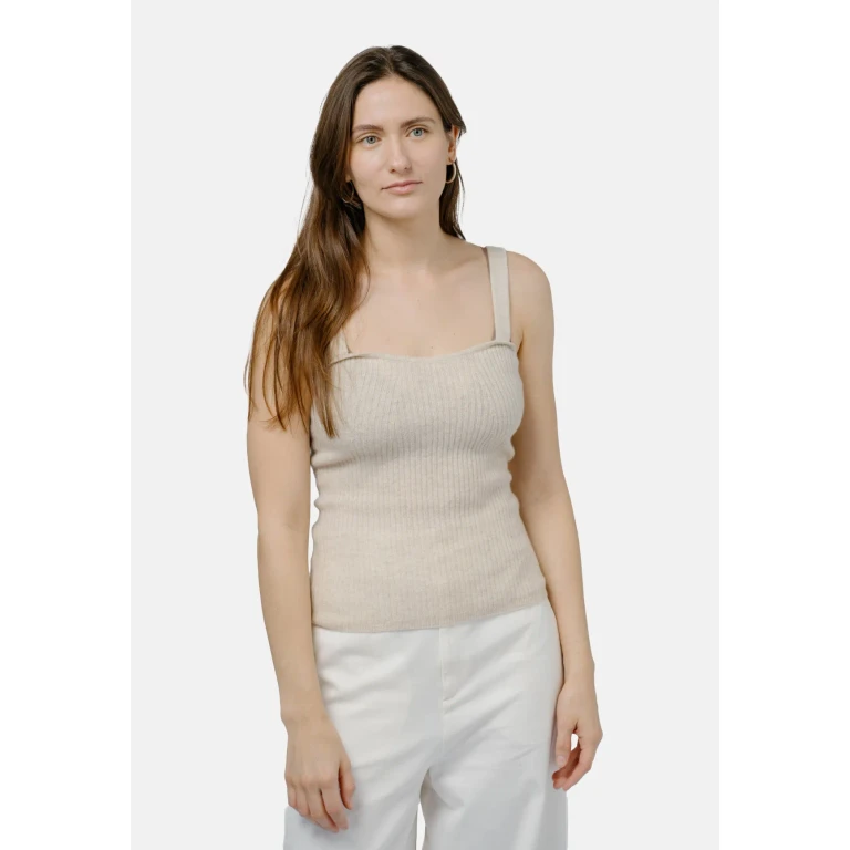 Ulaanbaatar Strap Top Off White