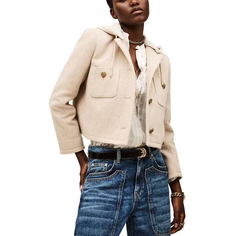 ba & sh Merry Fitted Hooded Jacket