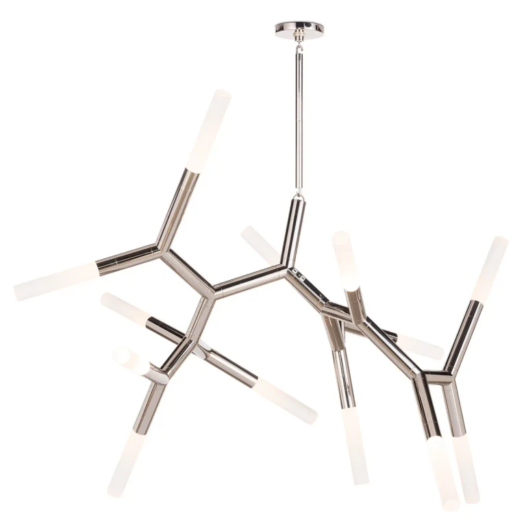Polished Nickel Chandelier from the Traveler Collection