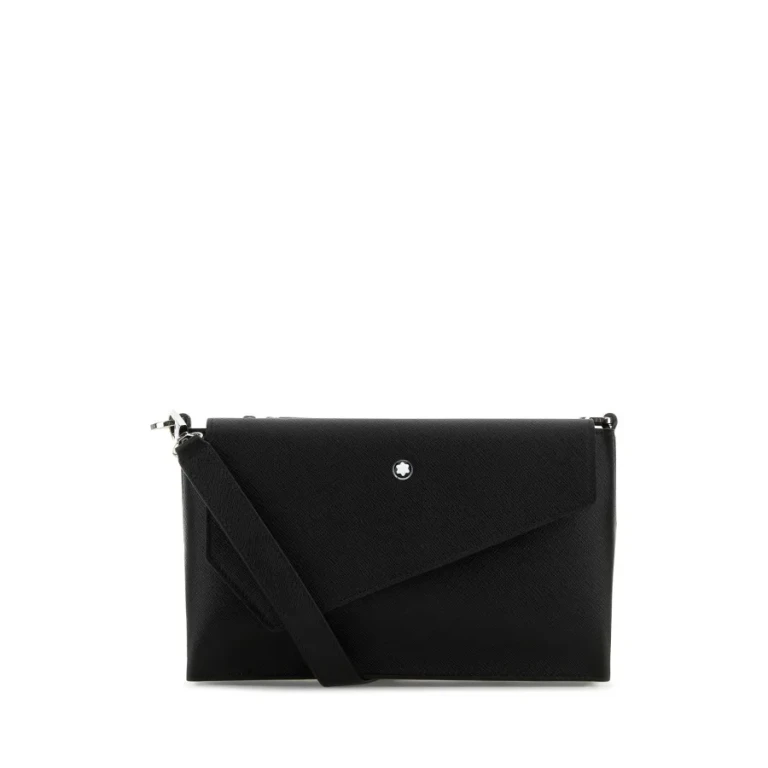 Black Leather Crossbody Bag