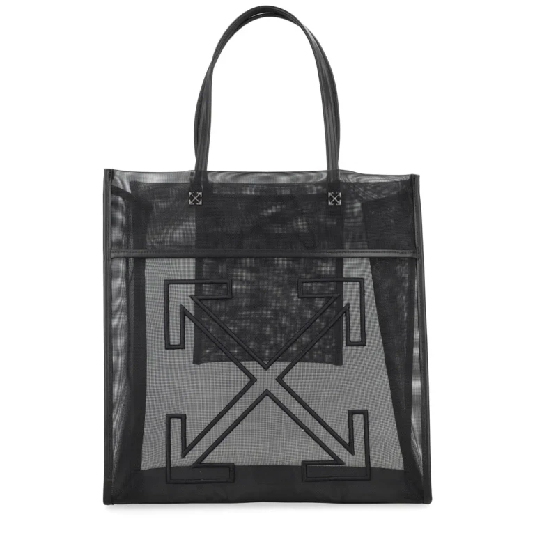 OFF-WHITE Tote Bag Woman color Black (OWNA23FS26FAB0011010)