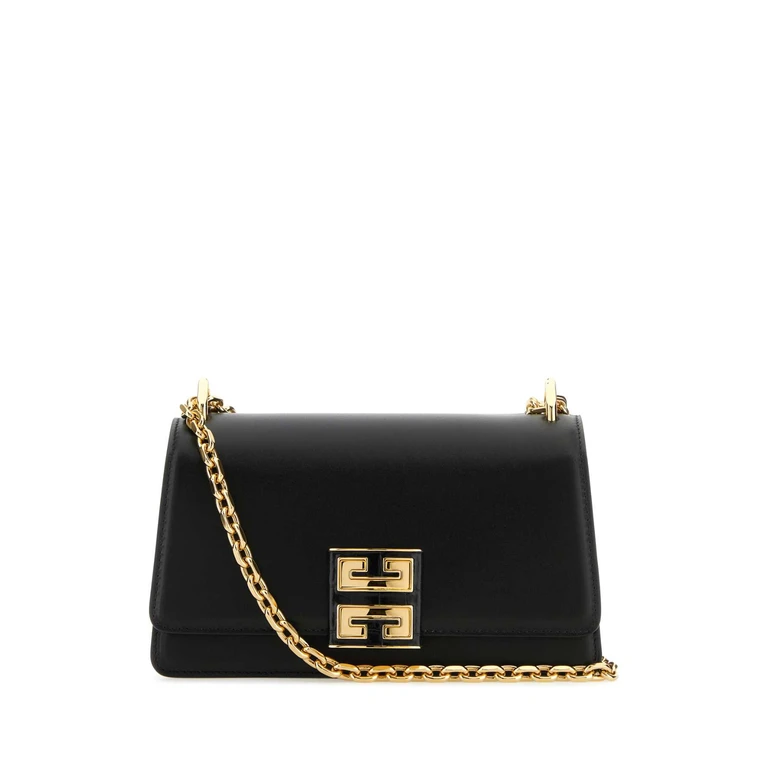 Givenchy Black Leather Small 4g Shoulder Bag Borse A Tracolla - Women