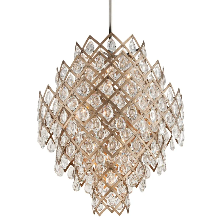 Vienna Bronze 11 Light Chandelier from the Tiara Collection