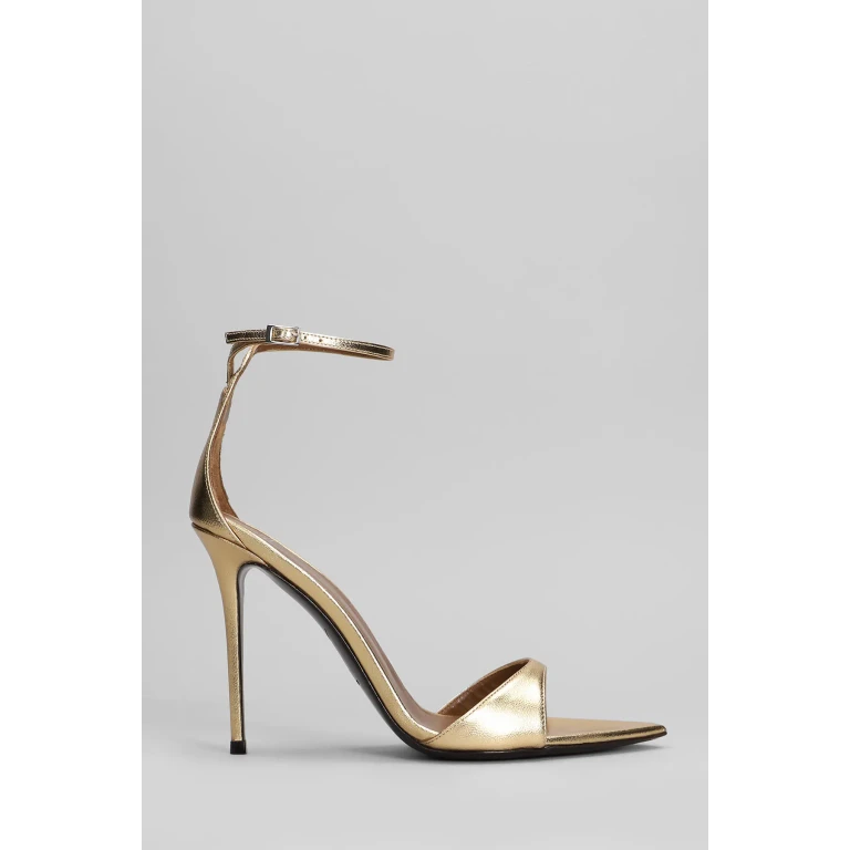 Heeled Sandal Woman color Gold (I400005005)