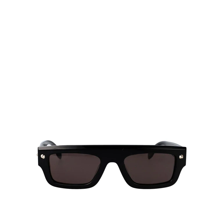 Alexander Mcqueen Lunettes De Soleil - Noir